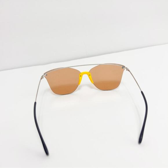 PRADA LINEA ROSSA UNISEX ORANGE LENS SUNGLASSES WITH BOX AND DUST CLOTH - Picture 3 of 12